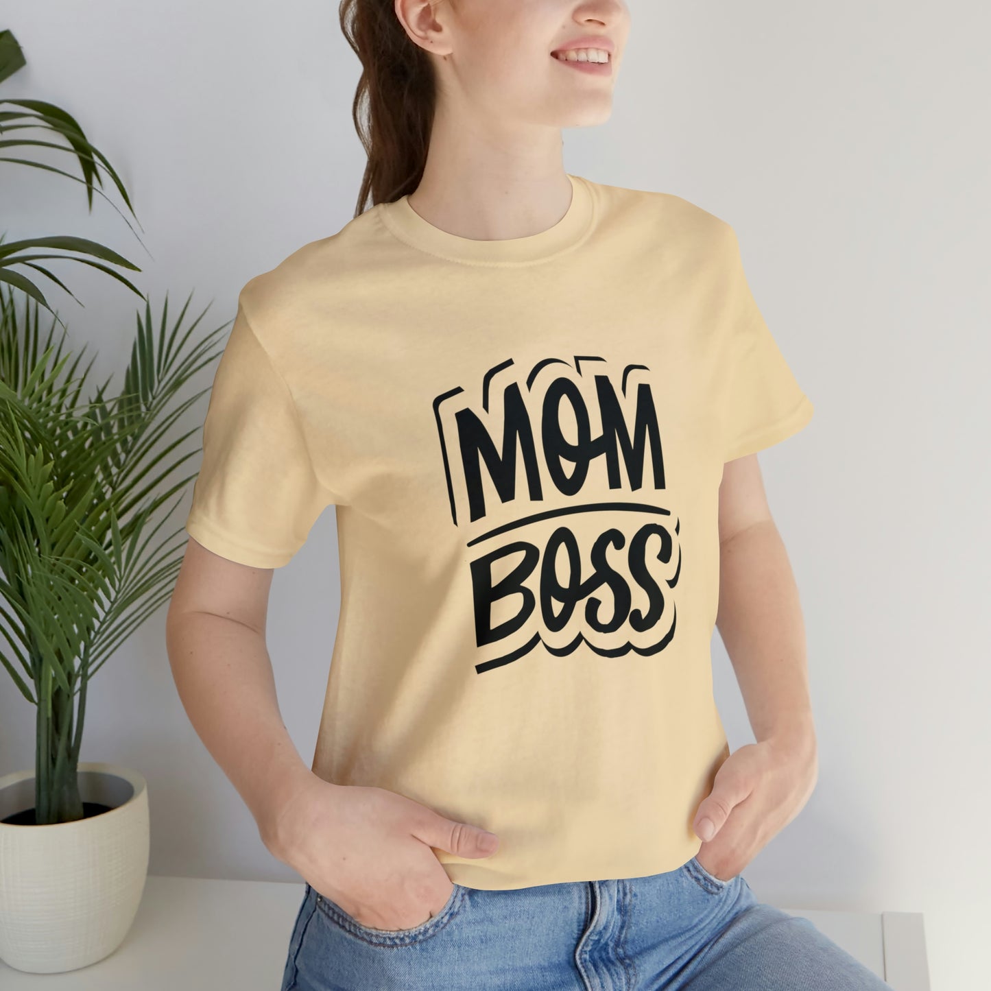 Mom Boss - Unisex Jersey Short Sleeve Tee