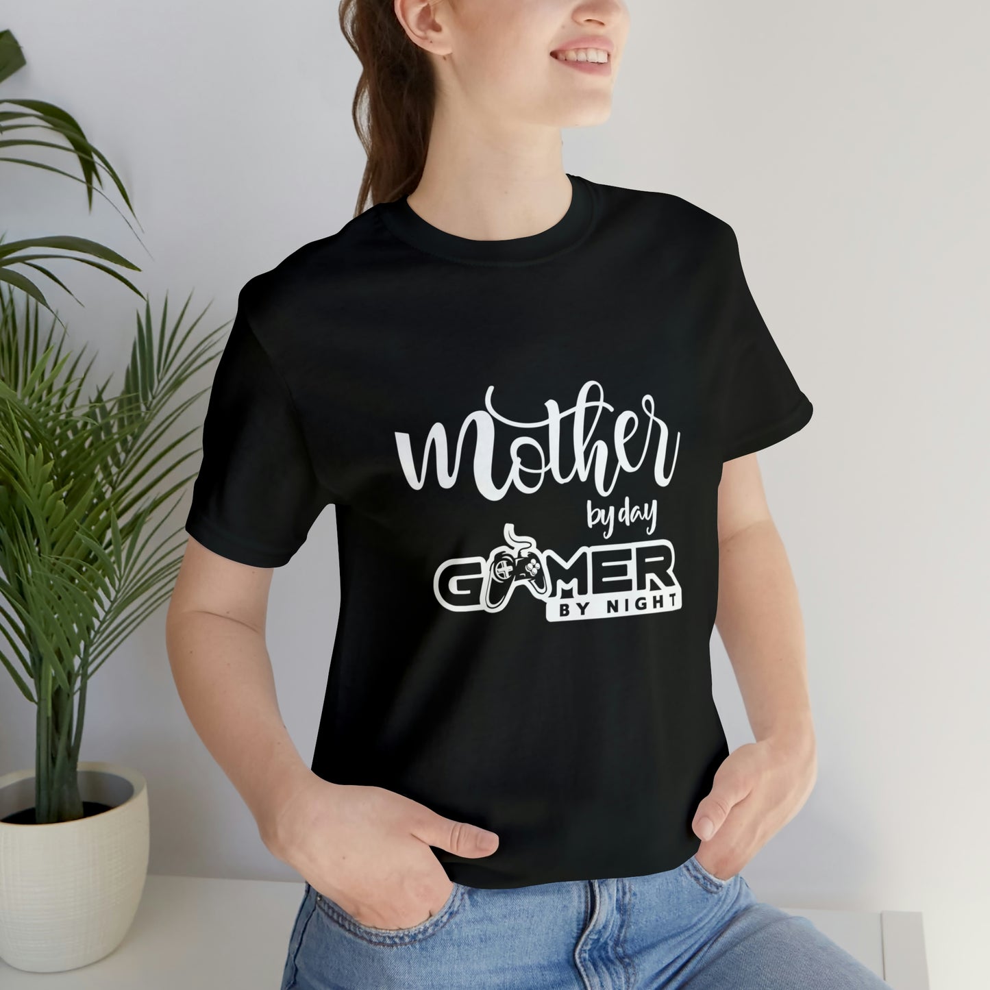 Gamer Mom-Unisex Jersey Short Sleeve Tee