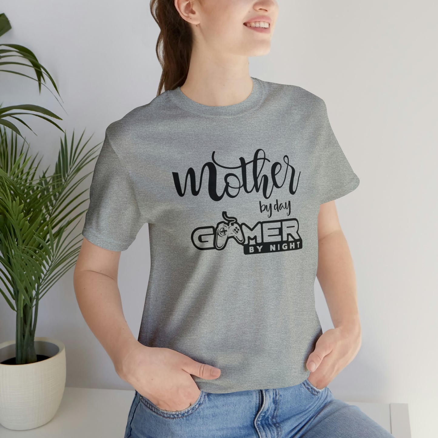 Gamer Mom-Unisex Jersey Short Sleeve Tee