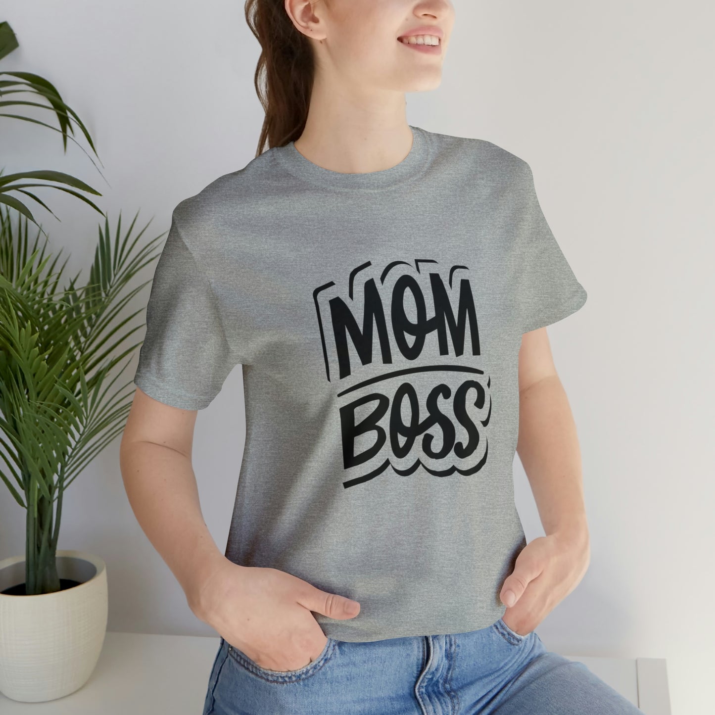 Mom Boss - Unisex Jersey Short Sleeve Tee