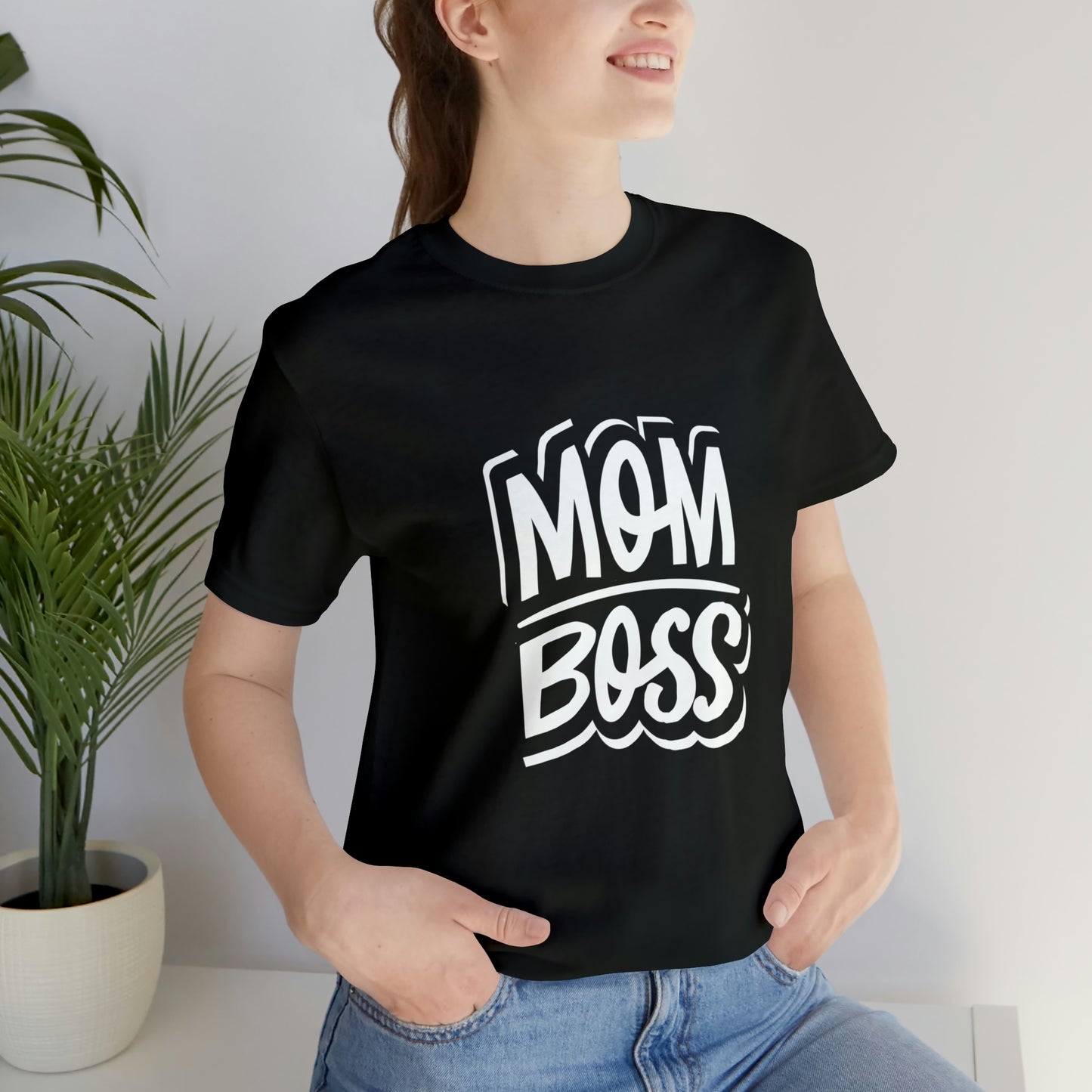 Mom Boss - Unisex Jersey Short Sleeve Tee