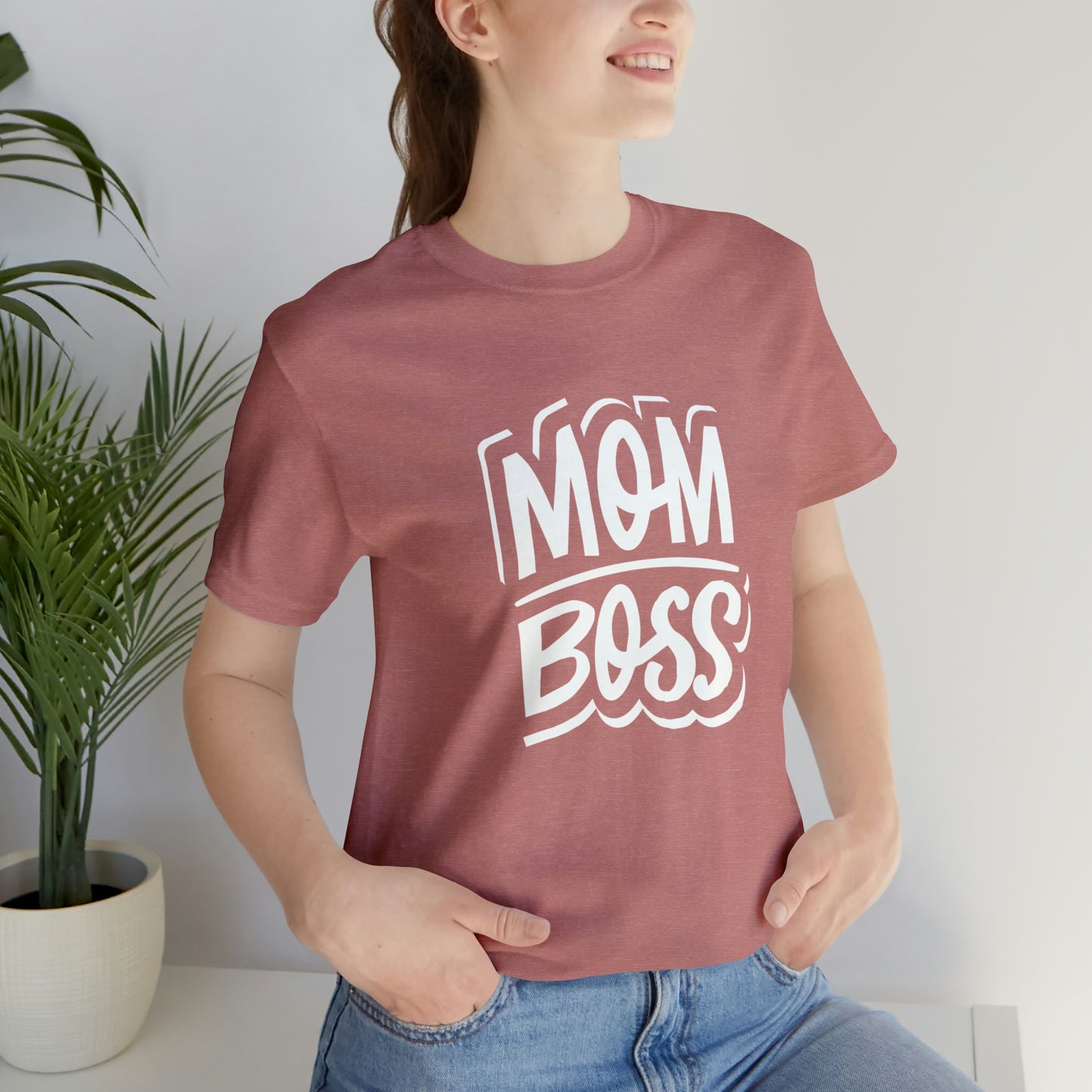 Mom Boss - Unisex Jersey Short Sleeve Tee